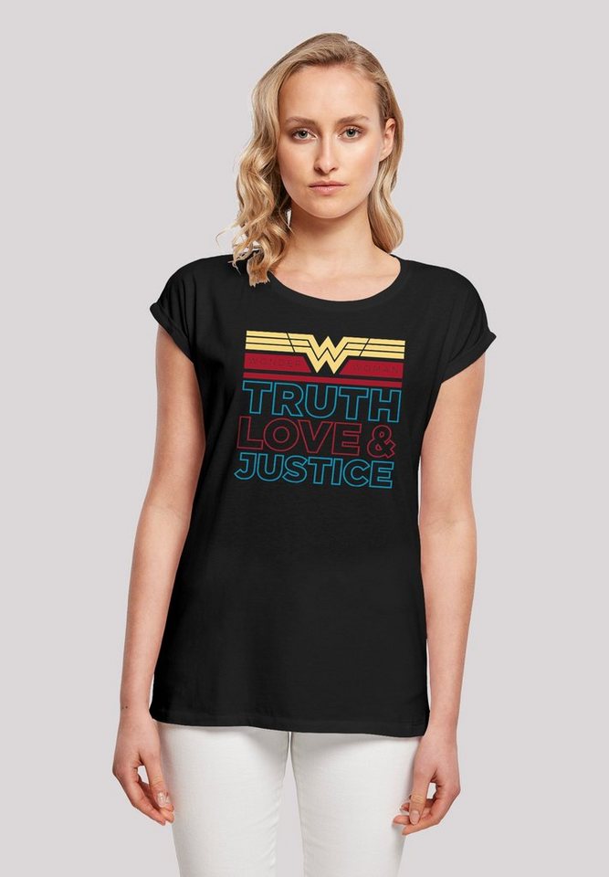 F4NT4STIC T-Shirt DC Comics Wonder Woman 84 Truth Love And Justice' Print von F4NT4STIC