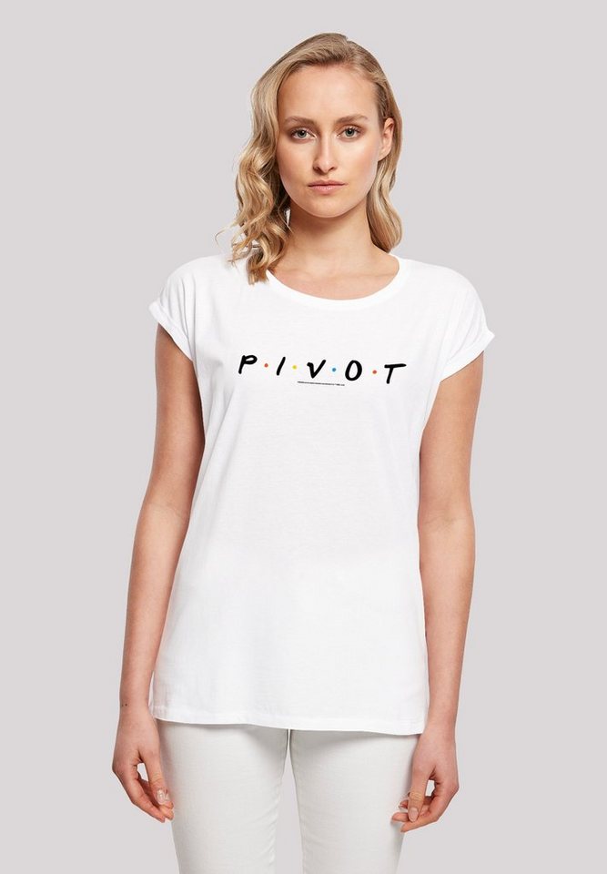 F4NT4STIC T-Shirt 'FRIENDS TV Serie Pivot Logo' Print von F4NT4STIC