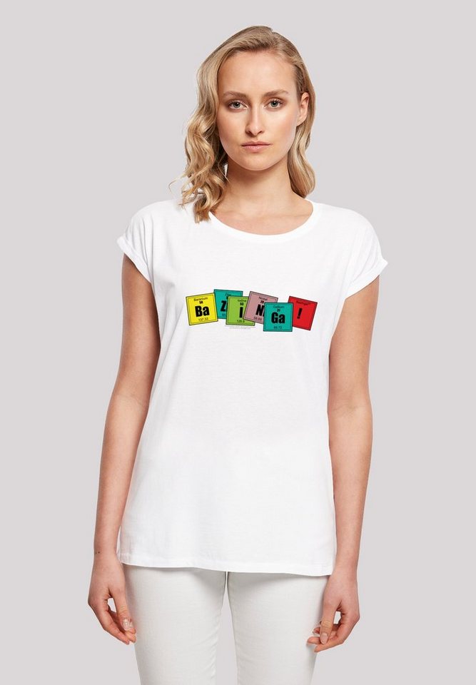 F4NT4STIC T-Shirt Shirt 'Big Bang Theory Bazinga' Print von F4NT4STIC