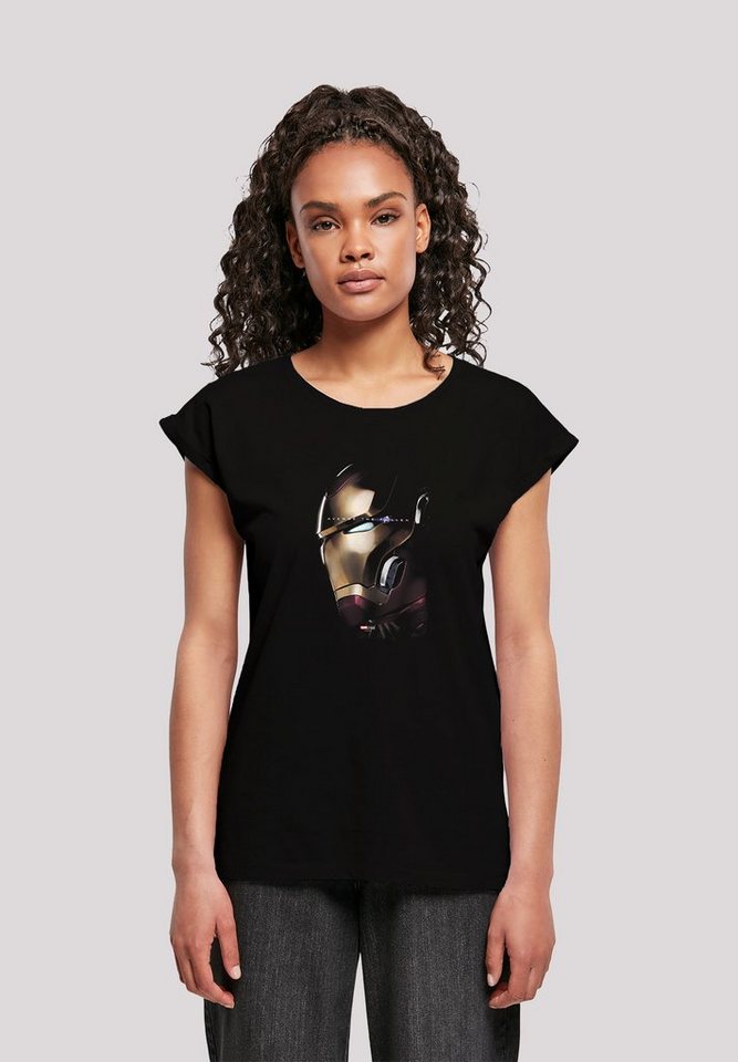 F4NT4STIC T-Shirt Marvel Avengers Endgame Avenge The Fallen Iron Man Damen,Premium Merch,Regular-Fit,Kurze Ärmel,Logo Print von F4NT4STIC