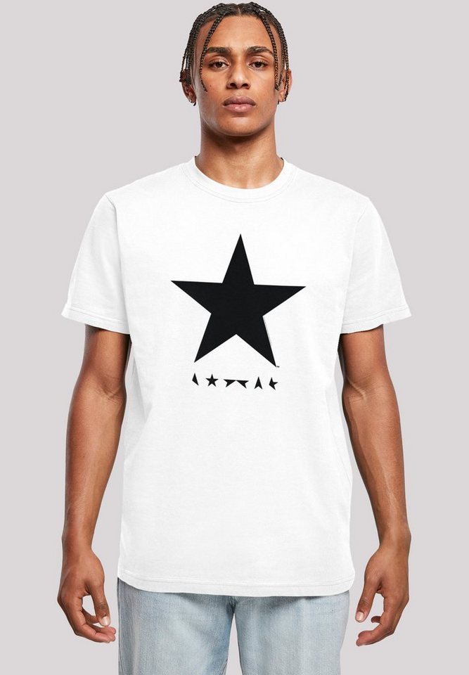 F4NT4STIC T-Shirt David Bowie Star Logo Print von F4NT4STIC