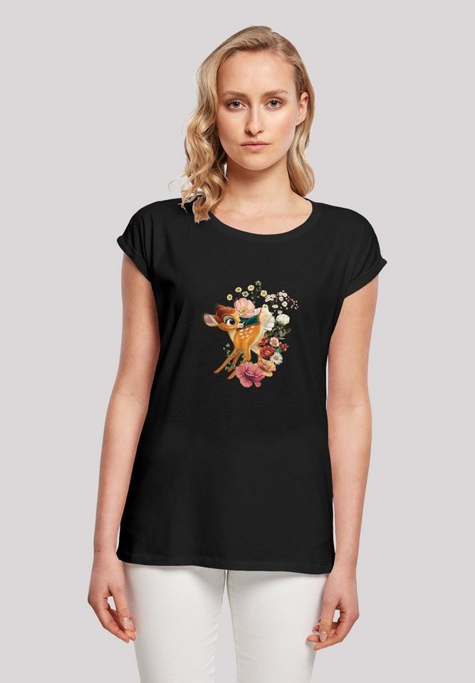 F4NT4STIC T-Shirt Disney Bambi Meadow Damen,Premium Merch,Regular-Fit,Kurze Ärmel,Bedruckt von F4NT4STIC