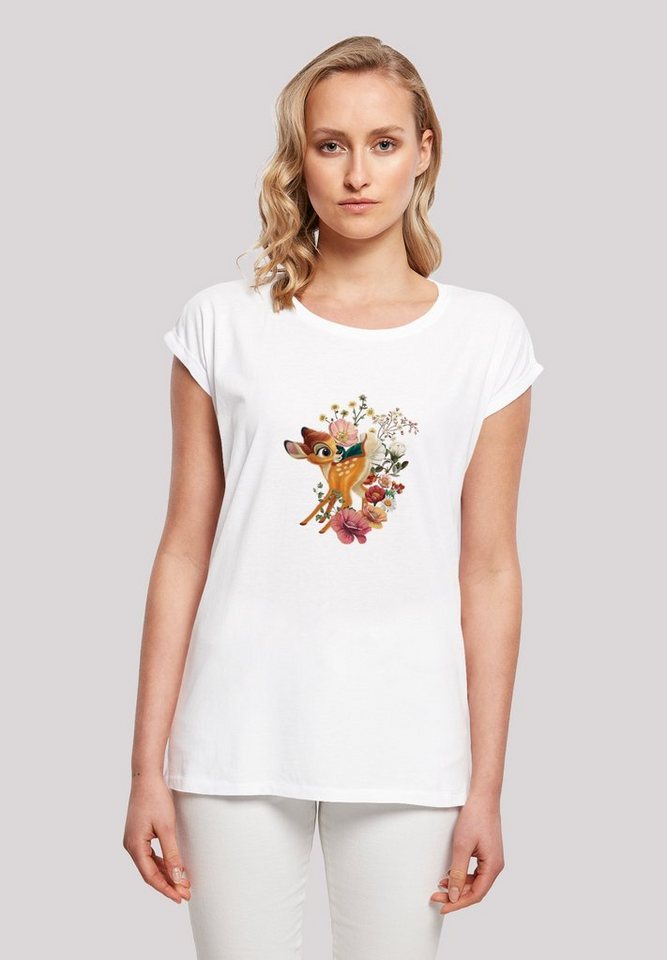 F4NT4STIC T-Shirt Disney Bambi Meadow Damen,Premium Merch,Regular-Fit,Kurze Ärmel,Bedruckt von F4NT4STIC