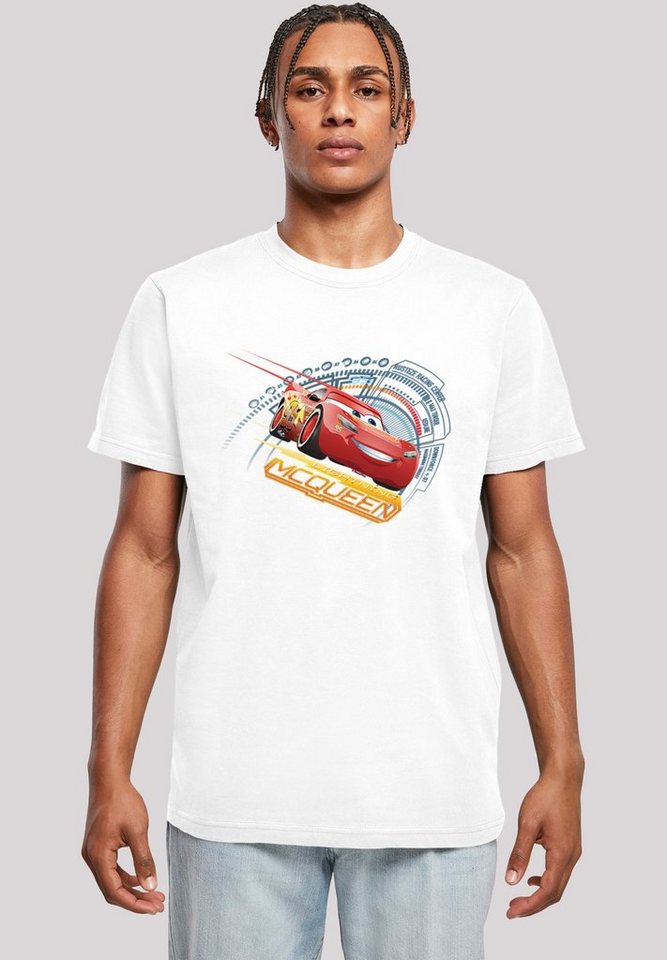 F4NT4STIC T-Shirt Disney Cars Lightning McQueen Herren,Premium Merch,Regular-Fit,Basic,Bedruckt von F4NT4STIC