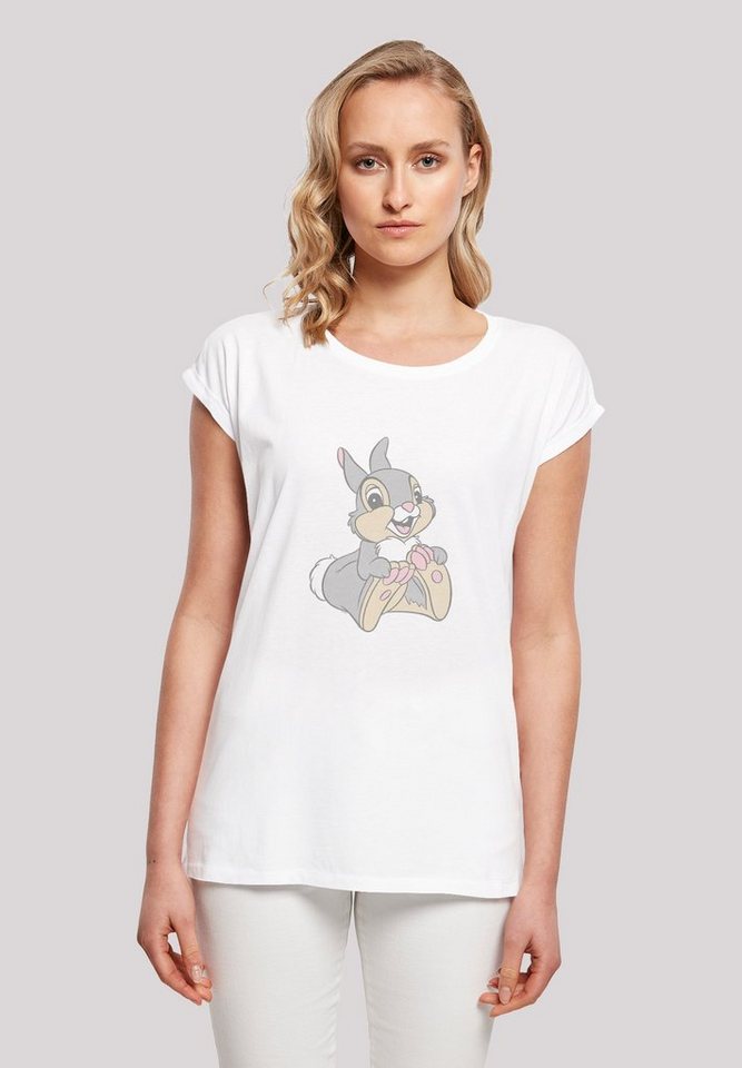 F4NT4STIC T-Shirt Disney Classics Bambi Klopfer Damen,Premium Merch,Regular-Fit,Kurze Ärmel,Bedruckt von F4NT4STIC