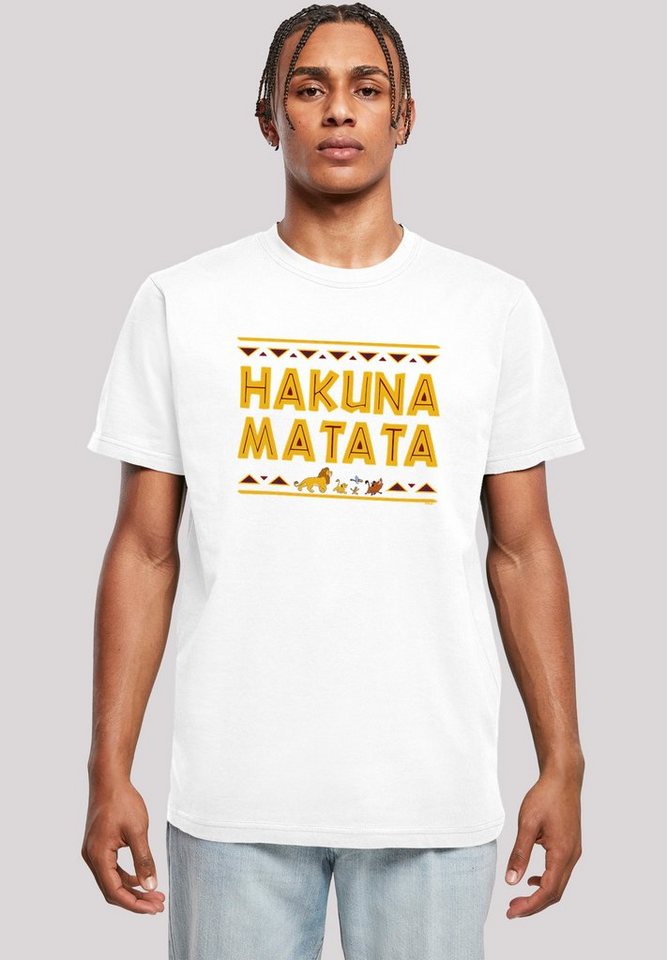 F4NT4STIC T-Shirt Disney König der Löwen Hakuna Matata Herren,Premium Merch,Regular-Fit,Basic,Bedruckt von F4NT4STIC