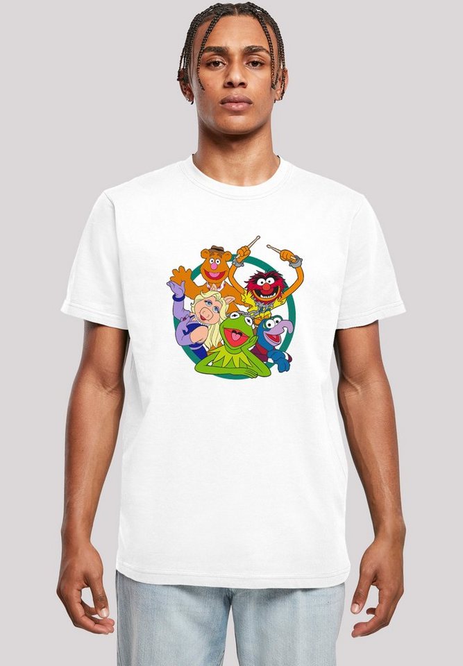 F4NT4STIC T-Shirt Disney Muppets Group Circle Herren,Premium Merch,Regular-Fit,Basic,Bedruckt von F4NT4STIC