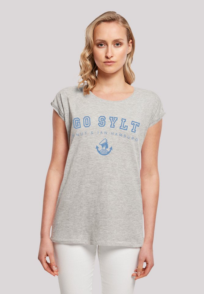 F4NT4STIC T-Shirt Go Sylt Knut & Jan Hamburg Print F4NT4STIC T-Shirt Go Sylt Knut & Jan Hamburg Print von F4NT4STIC