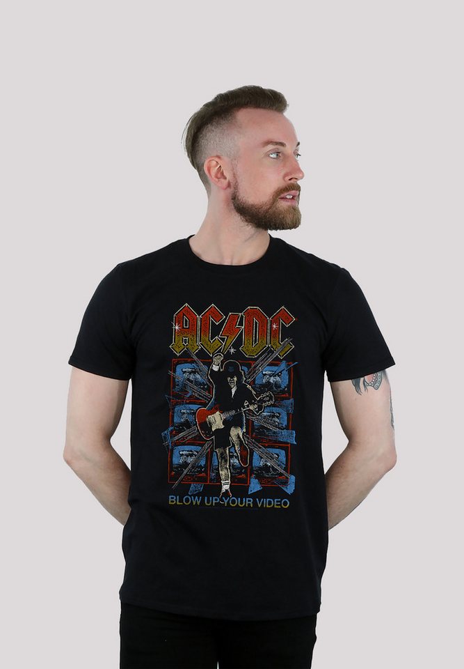 F4NT4STIC T-Shirt ACDC Blow Up Your Video für Kinder & Herren Print von F4NT4STIC