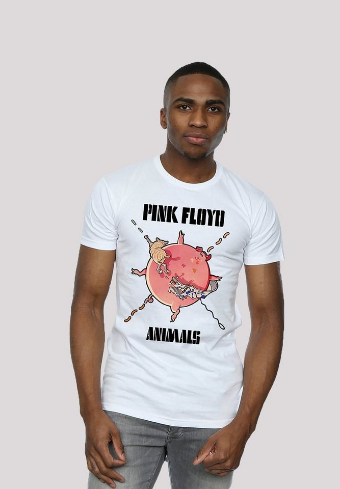 F4NT4STIC T-Shirt Pink Floyd Fat Pig - Premium Rock Metal Musik Fan Merch Herren,Premium Merch,Regular-Fit,Basic,Bandshirt von F4NT4STIC