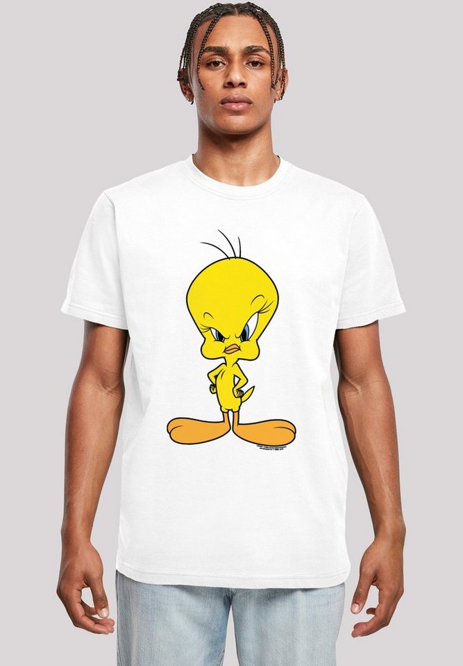 F4NT4STIC T-Shirt Looney Tunes Angry Tweety Herren,Premium Merch,Regular-Fit,Basic,Bedruckt von F4NT4STIC