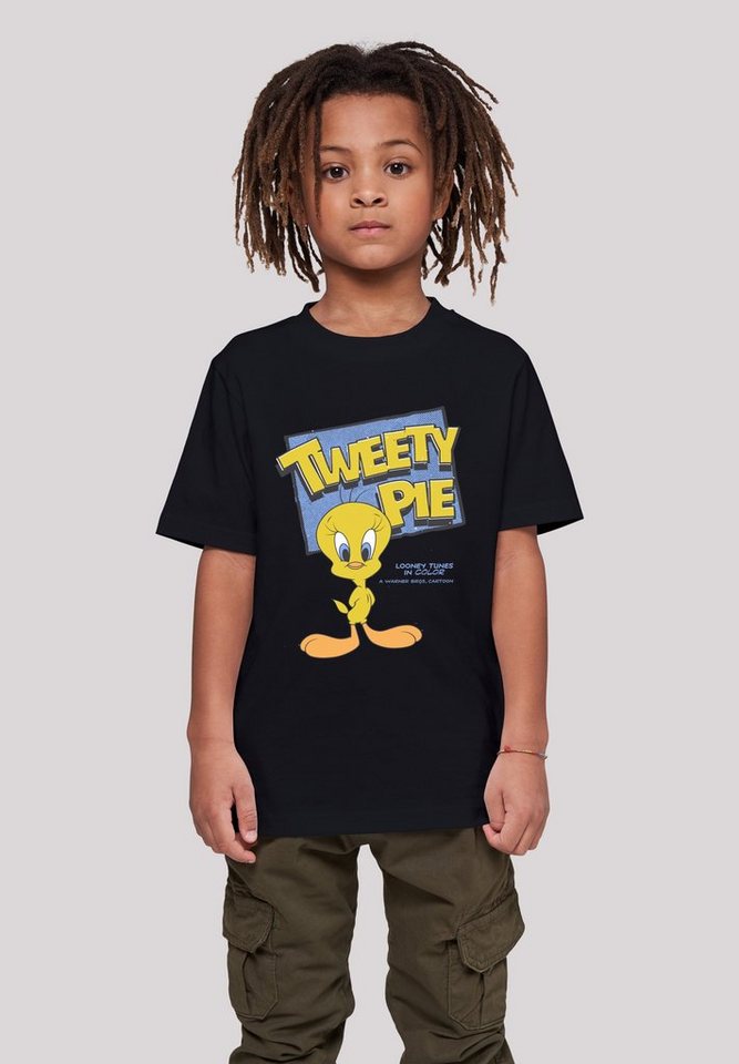 F4NT4STIC T-Shirt Looney Tunes Classic Tweety Pie Unisex Kinder,Premium Merch,Jungen,Mädchen,Bedruckt von F4NT4STIC