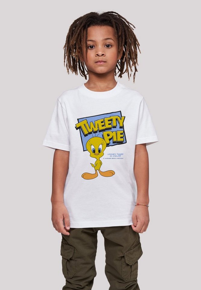 F4NT4STIC T-Shirt Looney Tunes Classic Tweety Pie Unisex Kinder,Premium Merch,Jungen,Mädchen,Bedruckt von F4NT4STIC