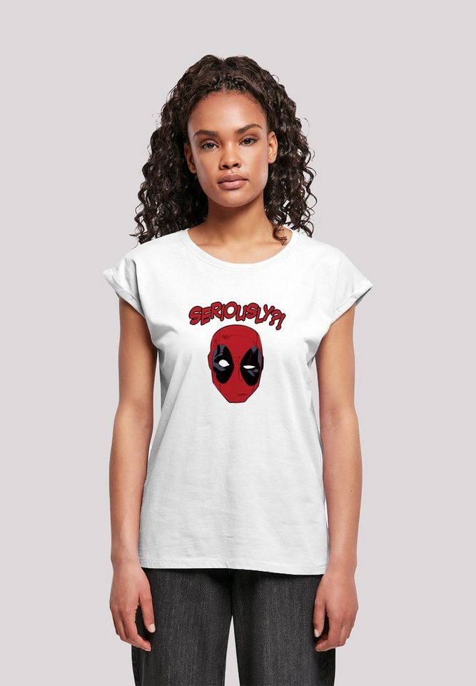 F4NT4STIC T-Shirt Marvel Deadpool Seriously Damen,Premium Merch,Regular-Fit,Kurze Ärmel,Logo Print von F4NT4STIC