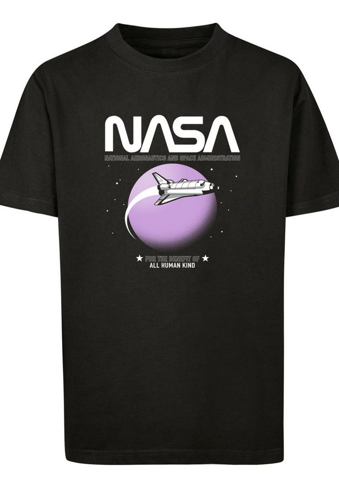 F4NT4STIC T-Shirt NASA Shuttle Orbit Unisex Kinder,Premium Merch,Jungen,Mädchen,Bedruckt von F4NT4STIC