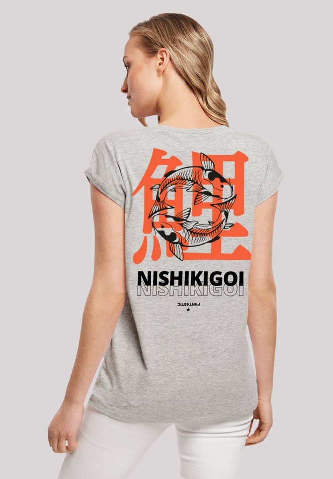 F4NT4STIC T-Shirt Nishikigoi Koi Japan Grafik Print von F4NT4STIC