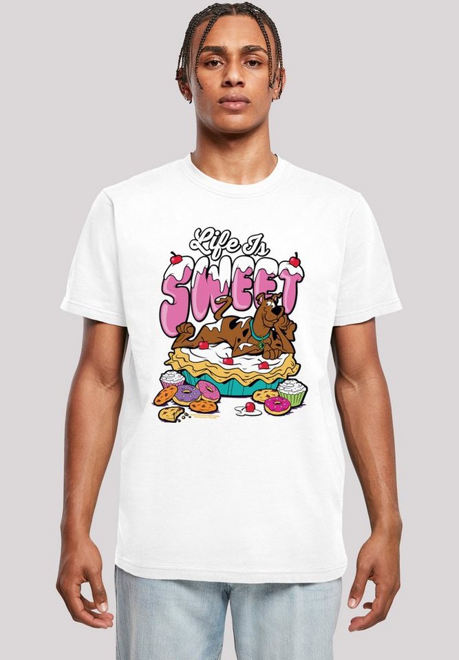 F4NT4STIC T-Shirt Scooby Doo Life Is Sweet Herren,Premium Merch,Regular-Fit,Basic,Bedruckt von F4NT4STIC