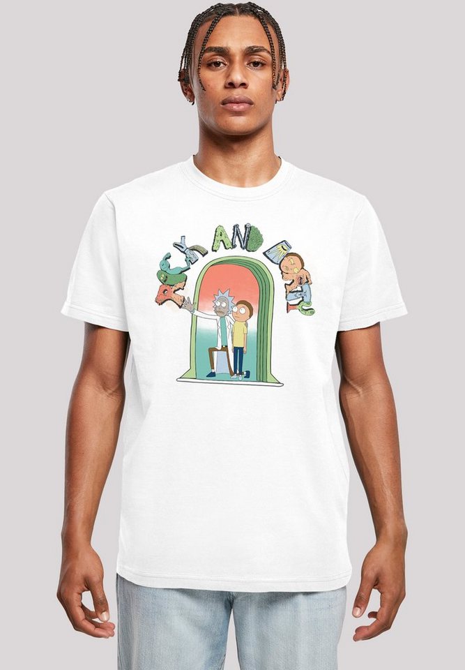 F4NT4STIC T-Shirt T-Shirt RICK AND MORTY Herren,Premium Merch,Regular-Fit,Basic,Bedruckt von F4NT4STIC