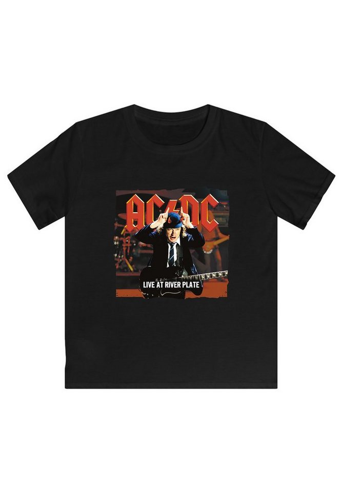 F4NT4STIC T-Shirt ACDC Live At River Plate - Premium Rock Metal Musik Fan Merch Unisex Kinder,Premium Merch,Jungen,Mädchen,Bandshirt von F4NT4STIC