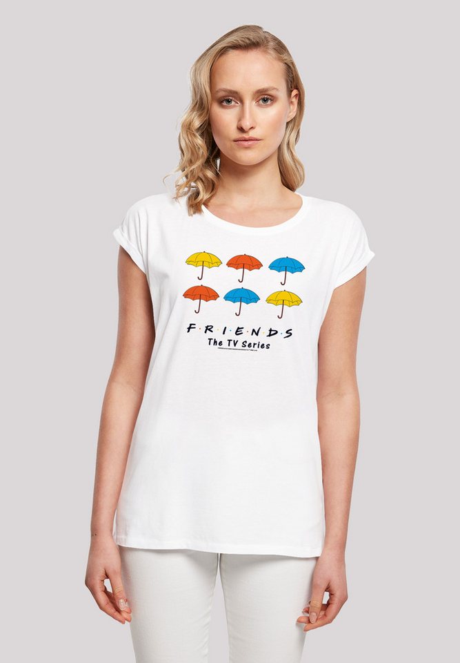 F4NT4STIC T-Shirt FRIENDS Bunte Regenschirme Damen,Premium Merch,Regular-Fit,Kurze Ärmel,Bedruckt von F4NT4STIC