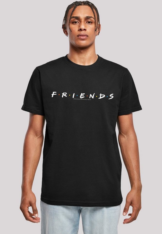 F4NT4STIC T-Shirt FRIENDS TV Serie Text Logo Herren,Premium Merch,Regular-Fit,Basic,Bedruckt von F4NT4STIC