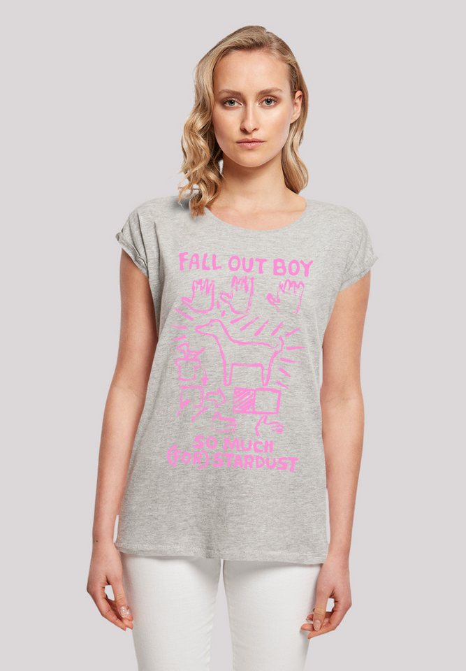 F4NT4STIC T-Shirt Fall Out Boy Pink Dog So Much Stardust Premium Qualität von F4NT4STIC
