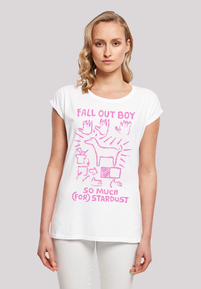 F4NT4STIC T-Shirt Fall Out Boy Pink Dog So Much Stardust Premium Qualität von F4NT4STIC