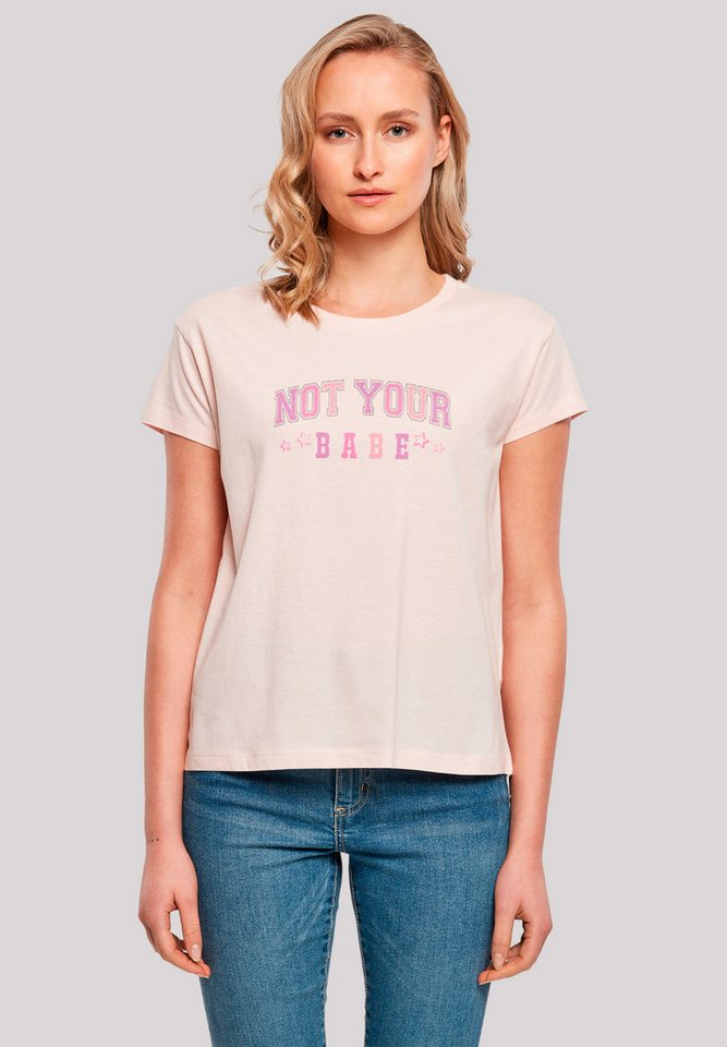 F4NT4STIC T-Shirt Girl Power Not Your Babe Internationaler Frauentag Premium Qualität von F4NT4STIC