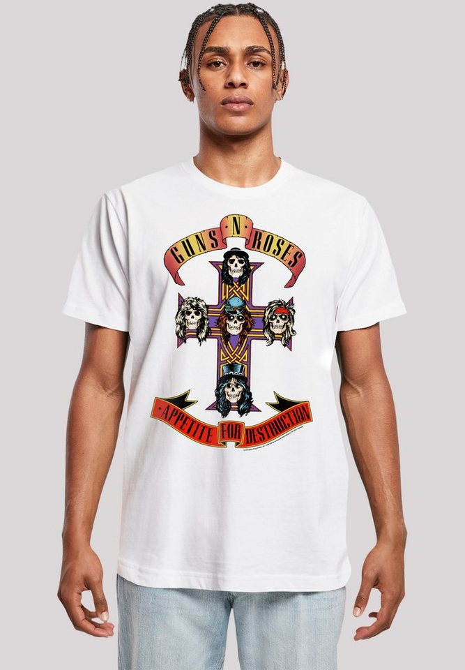 F4NT4STIC T-Shirt Guns 'n' Roses Appetite For Destruction Print von F4NT4STIC