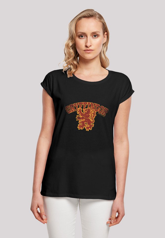 F4NT4STIC T-Shirt Harry Potter Gryffindor Sport Emblem Damen,Premium Merch,Regular-Fit,Kurze Ärmel,Bedruckt von F4NT4STIC