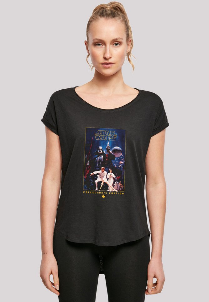 F4NT4STIC T-Shirt Long Cut T-Shirt Star Wars Collectors Edition Damen,Premium Merch,Lang,Longshirt,Bedruckt von F4NT4STIC