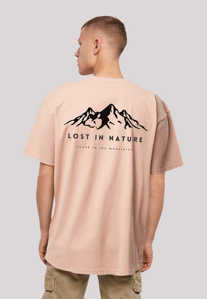 F4NT4STIC T-Shirt Lost in nature Print von F4NT4STIC