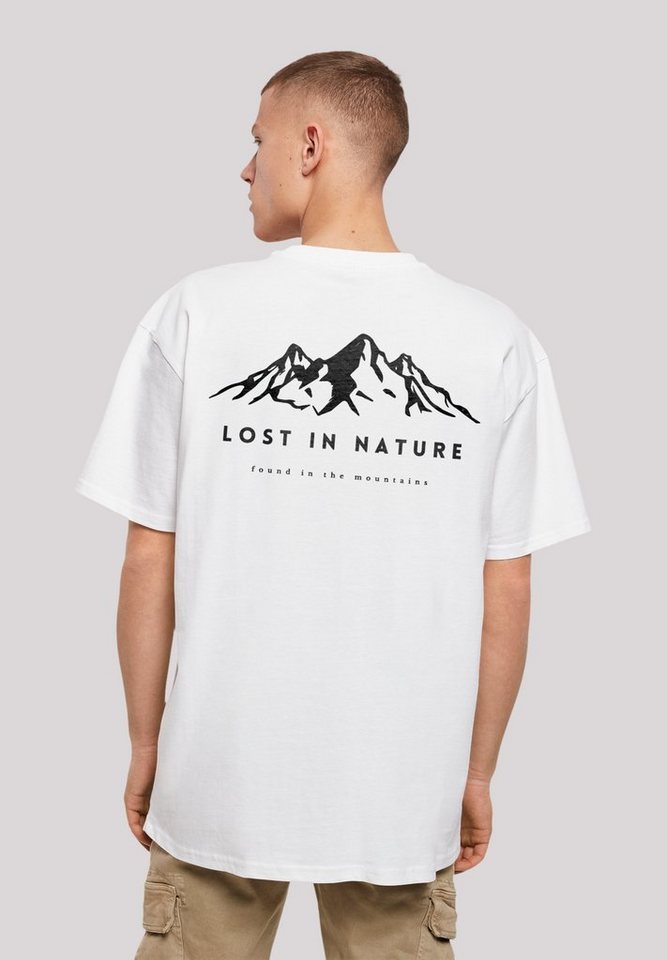 F4NT4STIC T-Shirt Lost in nature Print von F4NT4STIC