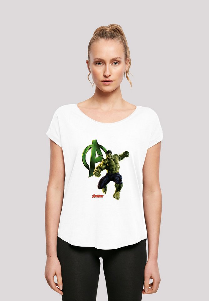 F4NT4STIC T-Shirt Marvel Avengers Age of Ultron Incredible Hulk Damen,Premium Merch,Lang,Longshirt,Logo Print F4NT4STIC T-Shirt Marvel Avengers Age of Ultron Incredible Hulk Damen,Premium Merch,Lang,Longshirt,Logo Print von F4NT4STIC
