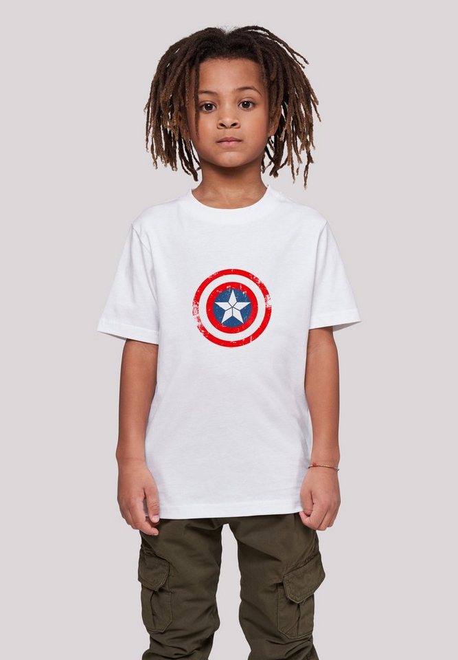 F4NT4STIC T-Shirt Marvel Captain America Civil War Schild Unisex Kinder,Premium Merch,Jungen,Mädchen,Logo Print von F4NT4STIC