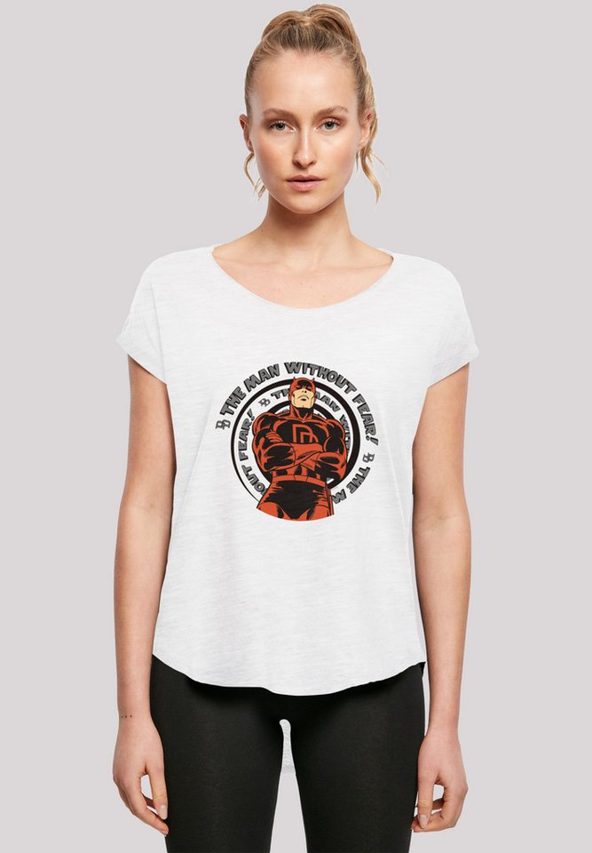 F4NT4STIC T-Shirt Marvel Daredevil Spiral Damen,Premium Merch,Lang,Longshirt,Logo Print von F4NT4STIC