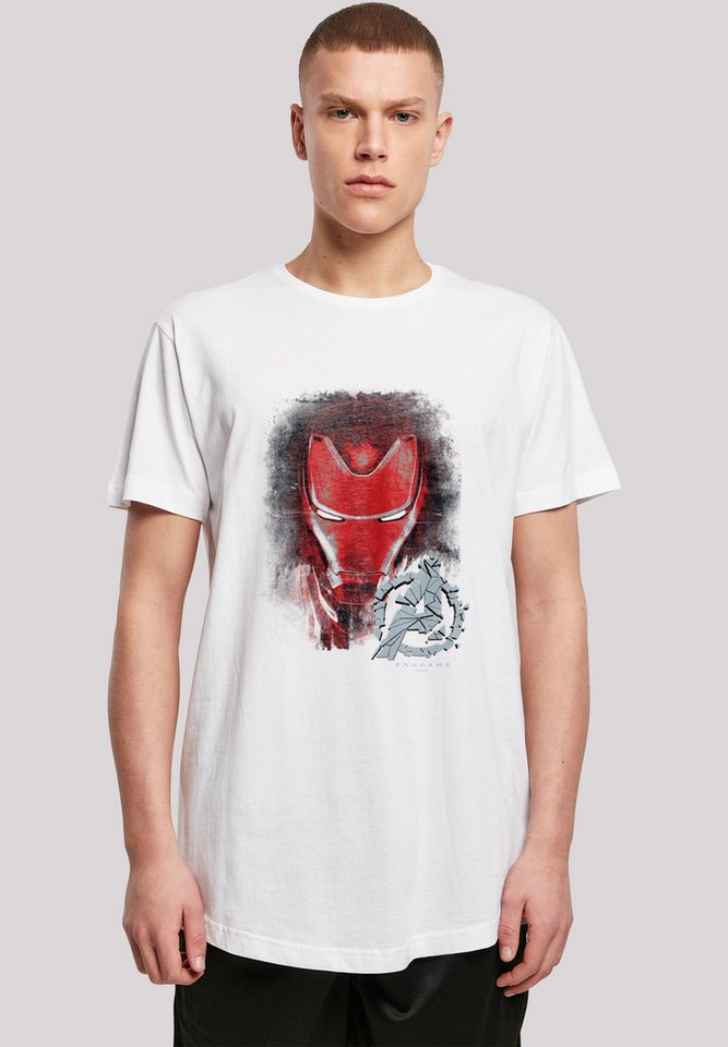 F4NT4STIC T-Shirt Marvel Endgame Iron Man Brushed Print von F4NT4STIC