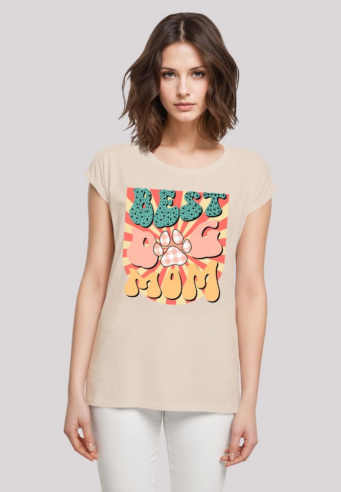 F4NT4STIC T-Shirt Muttertag Pet Lover Vintage Beste Hunde Mama Premium Qualität von F4NT4STIC