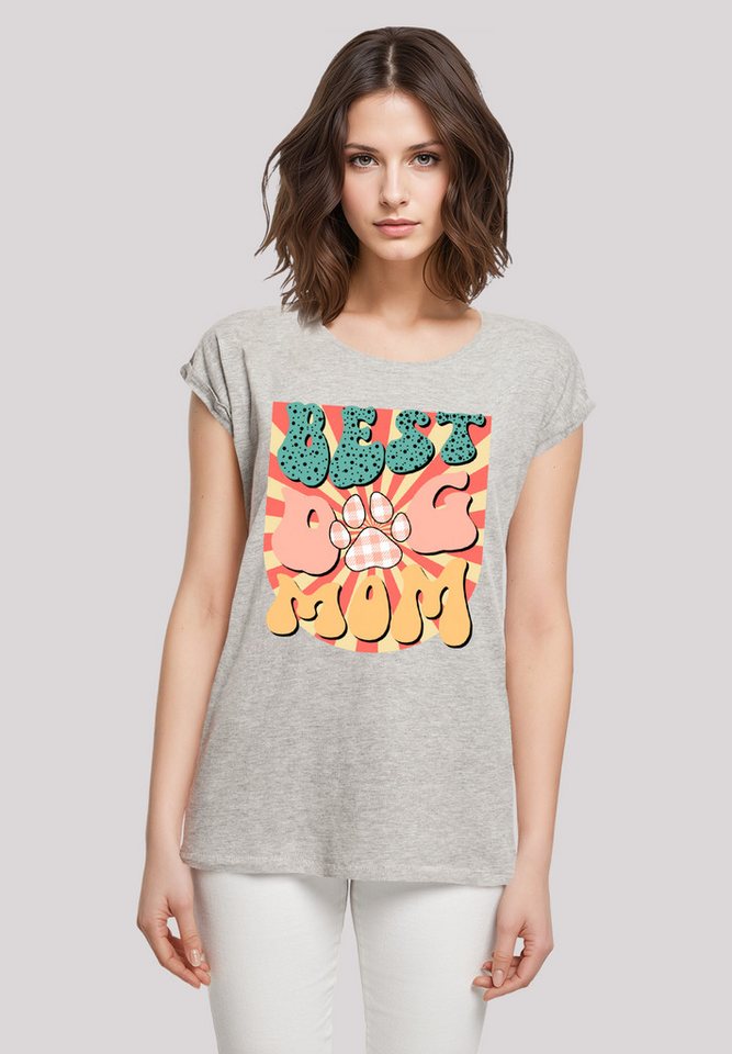 F4NT4STIC T-Shirt Muttertag Pet Lover Vintage Beste Hunde Mama Premium Qualität von F4NT4STIC