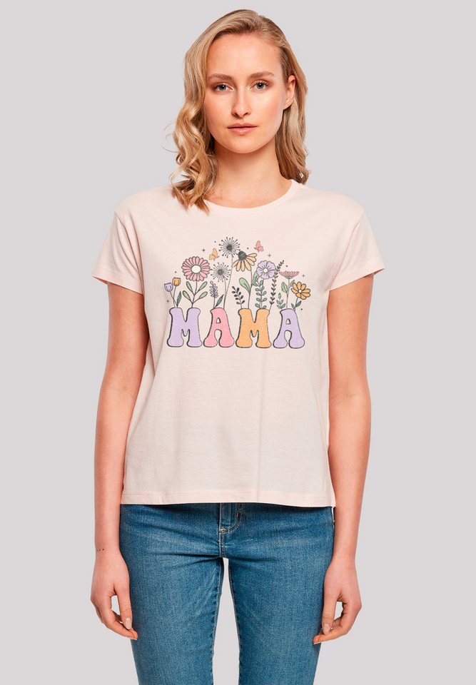 F4NT4STIC T-Shirt Muttertags Blumen Mama Premium Qualität von F4NT4STIC