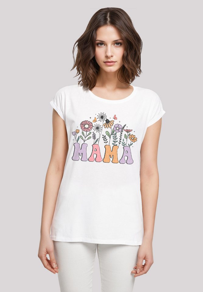 F4NT4STIC T-Shirt Muttertags Blumen Mama Premium Qualität von F4NT4STIC
