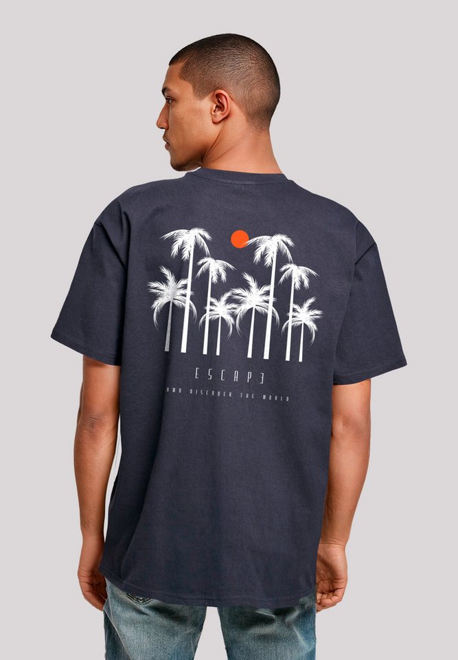 F4NT4STIC T-Shirt Oversize Discover Palm Trees Discover the World F4NT4STIC T-Shirt Oversize Discover Palm Trees Discover the World von F4NT4STIC
