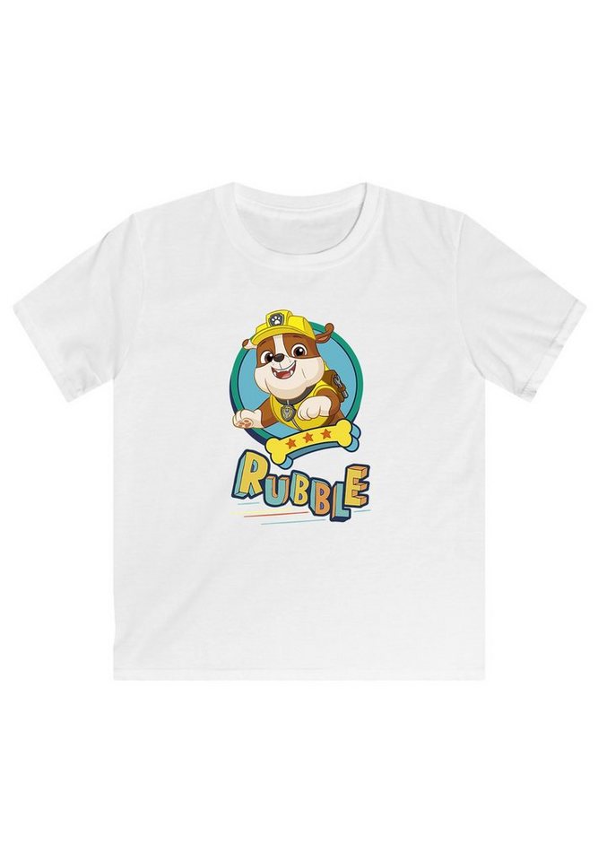 F4NT4STIC T-Shirt Paw Patrol Rubble Unisex Kinder,Premium Merch,Jungen,Mädchen,Bedruckt von F4NT4STIC