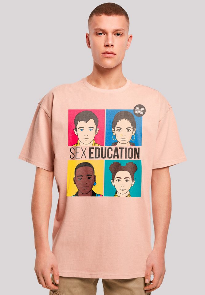 F4NT4STIC T-Shirt Sex Education Teen Illustrated Premium Qualität von F4NT4STIC