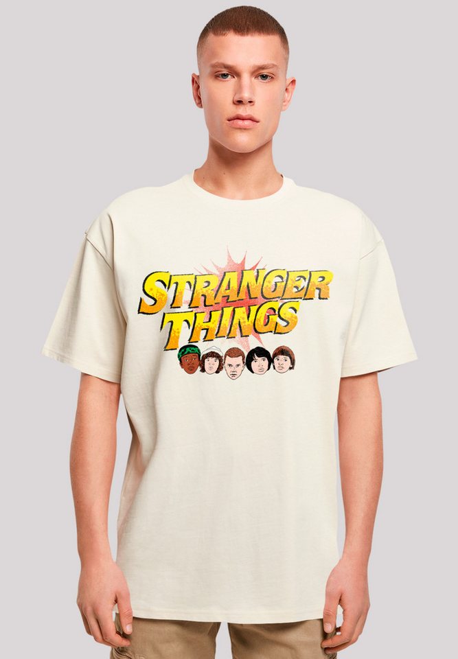 F4NT4STIC T-Shirt Stranger Things Comic Heads Premium Qualität von F4NT4STIC