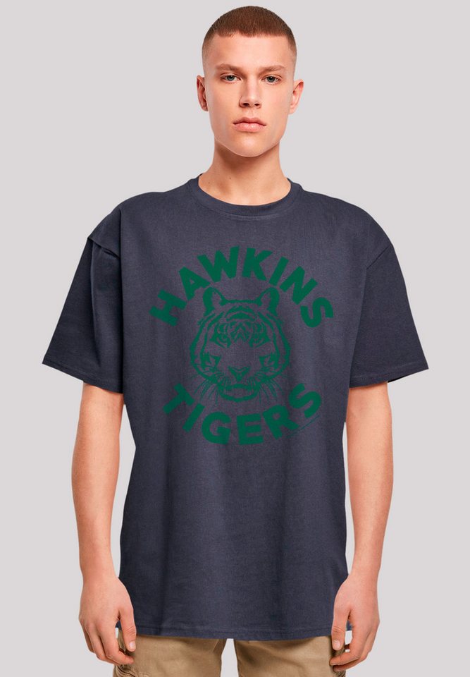 F4NT4STIC T-Shirt Stranger Things Hawkins Tigers Premium Qualität von F4NT4STIC