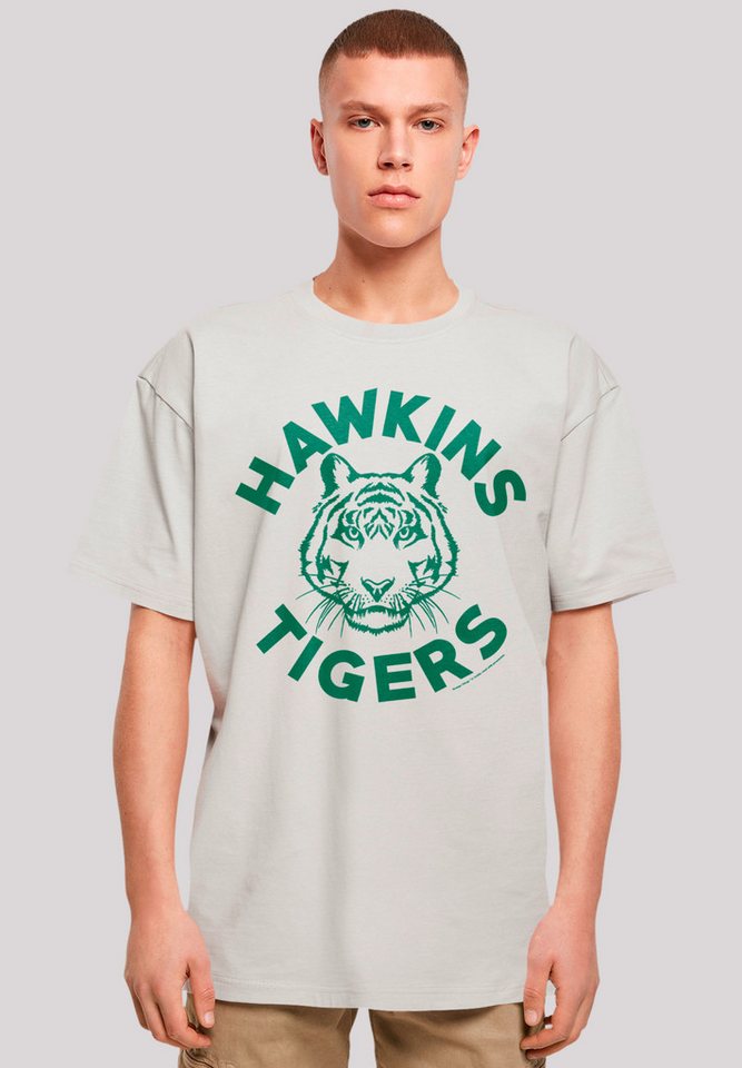 F4NT4STIC T-Shirt Stranger Things Hawkins Tigers Premium Qualität von F4NT4STIC