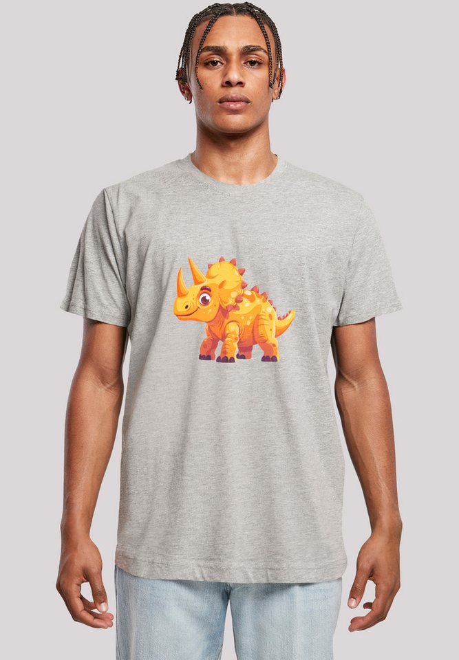 F4NT4STIC T-Shirt Süßer Triceratops Dinosaurier Premium Qualität von F4NT4STIC