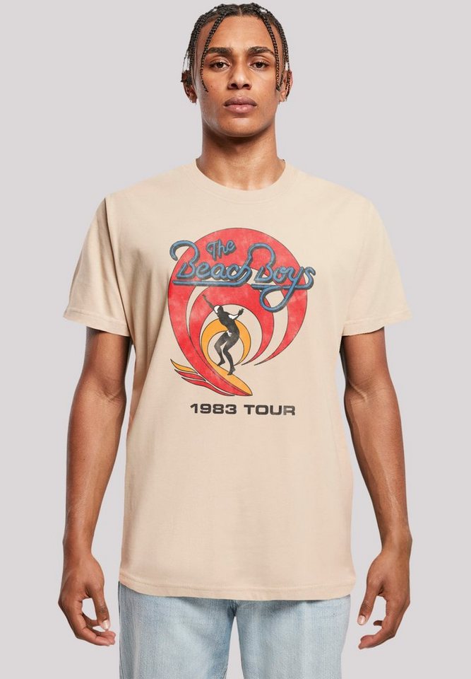 F4NT4STIC T-Shirt The Beach Boys Surfer '83 Vintage Print von F4NT4STIC