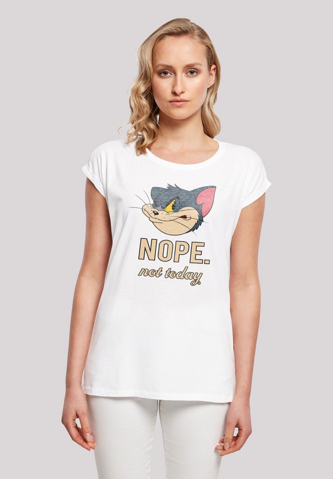 F4NT4STIC T-Shirt Tom and Jerry TV Serie Nope Not Today Damen,Premium Merch,Regular-Fit,Kurze Ärmel,Bedruckt von F4NT4STIC